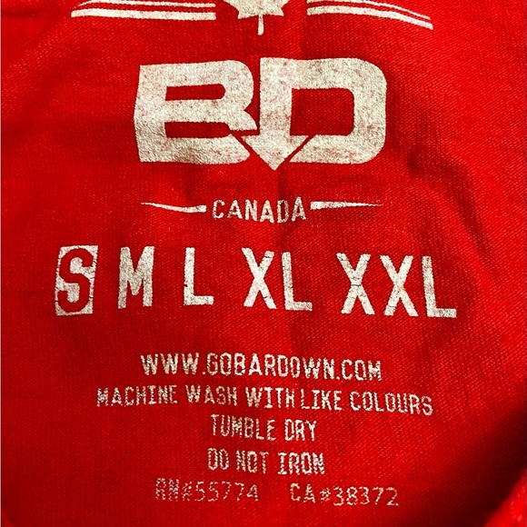 Bar Down Red Tank Top - Size S - Picture 2 of 5